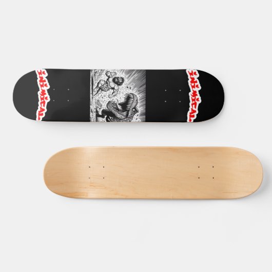 Inimical Run Caveman RUN! Skateboard (Horizontal)