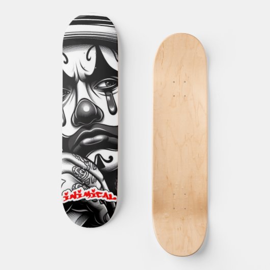 Inimical Sad Fours Skateboard (Vorderseite)