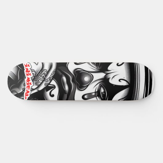Inimical Sad Fours Skateboard (Horizontal)