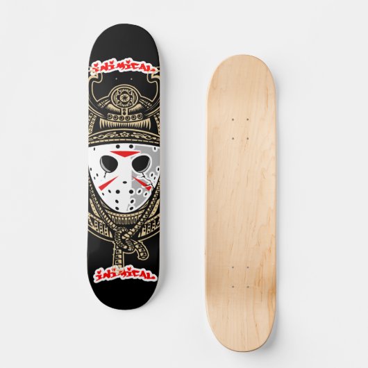 Inimical Samurai Horror Skateboard (Vorderseite)