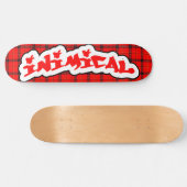 Inimical Scottish Kariert Skateboard (Horizontal)