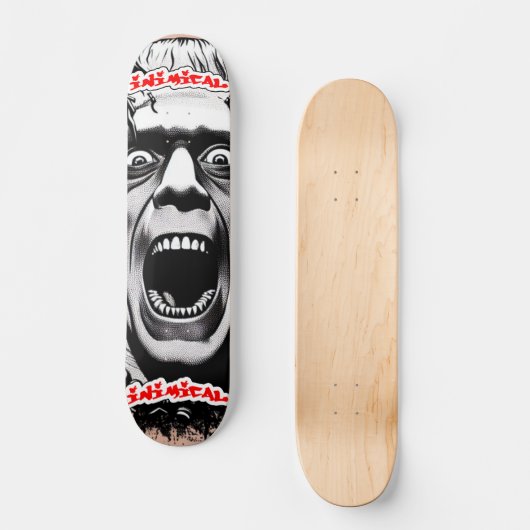 Inimical Screaming Franky Skateboard (Vorderseite)