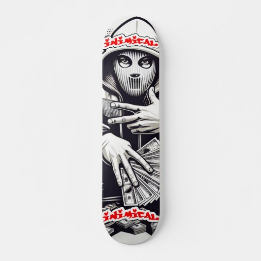 Inimical Street Money Hannibal Skateboard (Vorne)