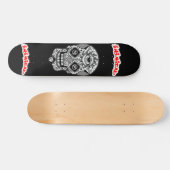Inimical Sugar Skull Skateboard (Horizontal)