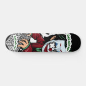 Inimical Synth Clown Skateboard (Horizontal)