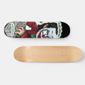Inimical Synth Clown Skateboard (Horizontal)