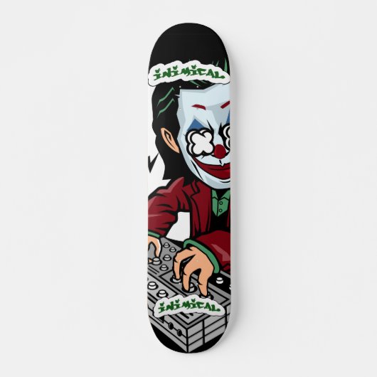 Inimical Synth Clown Skateboard (Vorne)