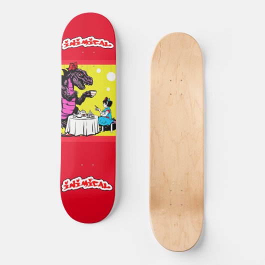 Inimical Tea Party Skateboard (Vorderseite)