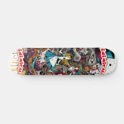 Inimical Trippy Alice Skateboard (Horizontal)