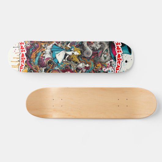 Inimical Trippy Alice Skateboard (Horizontal)