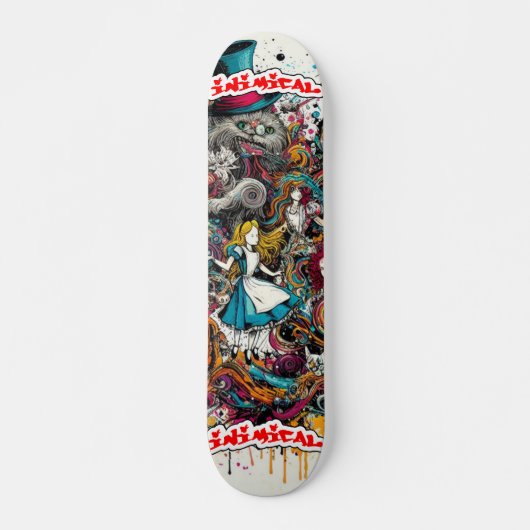 Inimical Trippy Alice Skateboard (Vorne)
