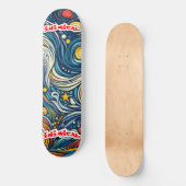 Inimical Van Gogh Skateboard (Vorderseite)