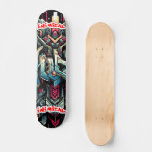 Inimical Wildstyle Graffiti Abstrakt Skateboard (Vorderseite)