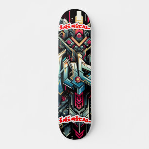 Inimical Wildstyle Graffiti Abstrakt Skateboard