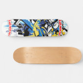 Inimical Wildstyle Graffiti Abstrakt Skateboard (Horizontal)