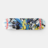 Inimical Wildstyle Graffiti Abstrakt Skateboard (Horizontal)