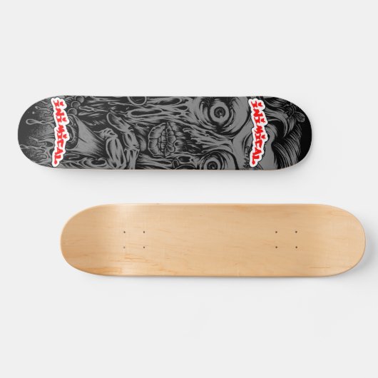 Inimical Zombie Lady Skateboard (Horizontal)