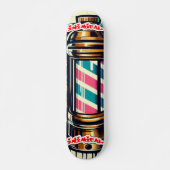 Inimikal Barber Pole Skateboard (Vorne)