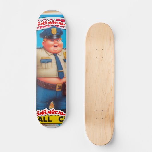 Inimikal Mall Polizist Skateboard (Vorderseite)
