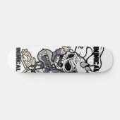 Inimikal Skull Punker Skateboard (Horizontal)