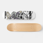Inimikal Skull Punker Skateboard (Horizontal)