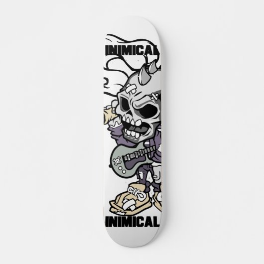 Inimikal Skull Punker Skateboard (Vorne)