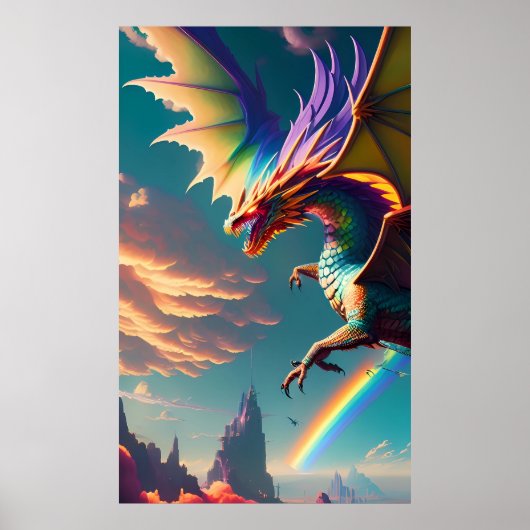 Inimikale Akte der Dragonry-Fantasie Poster (Vorne)