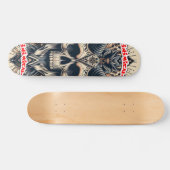 Inimikcal Viking Skull Skateboard (Horizontal)
