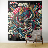 Inimikry Abstrakt Wandteppich (Beispiel)