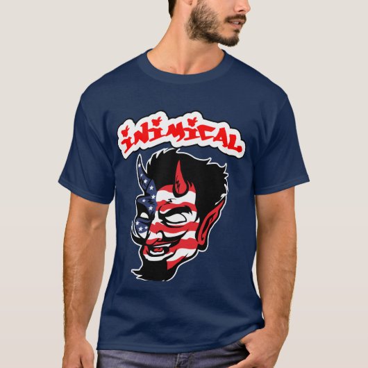Inimikry American Devil T - Shirt (Vorderseite)