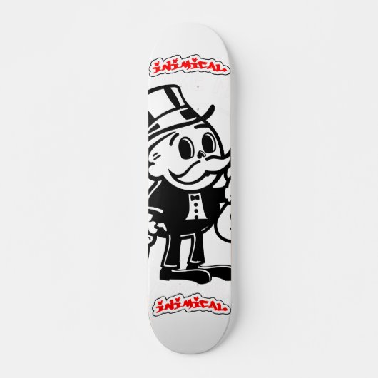 Inimikry Cash Man Skateboard (Vorne)