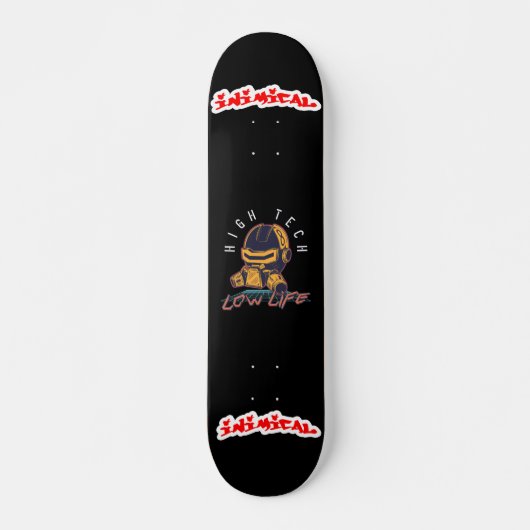 Inimitieren High Tech Low Life Skateboard (Vorne)