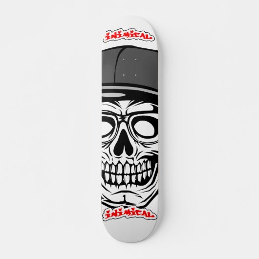 Inimitieren Sie Big Skull Skateboard Deck (Vorne)