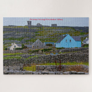 Inisheer Steinmauern Galway Irland. Puzzle