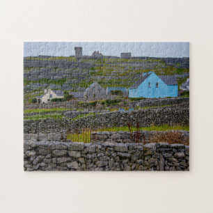 Inisheer Steinmauern Galway Irland. Puzzle