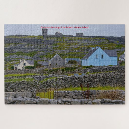 Inisheer Stone Walls Galway Irland. Jigsaw Puzzle (Horizontal)
