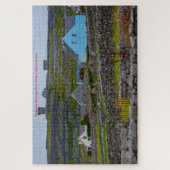 Inisheer Stone Walls Galway Irland. Jigsaw Puzzle (Vertikal)