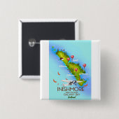 Inishmore Arainseln Galway Bay Irland Button (Vorne & Hinten)