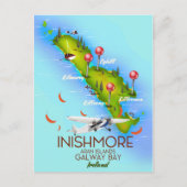 Inishmore Arainseln Galway Bay Irland Postkarte (Vorderseite)