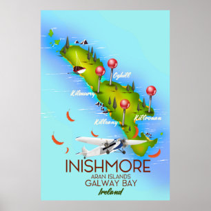 Inishmore Aran Islands Galway Bay Irland Poster