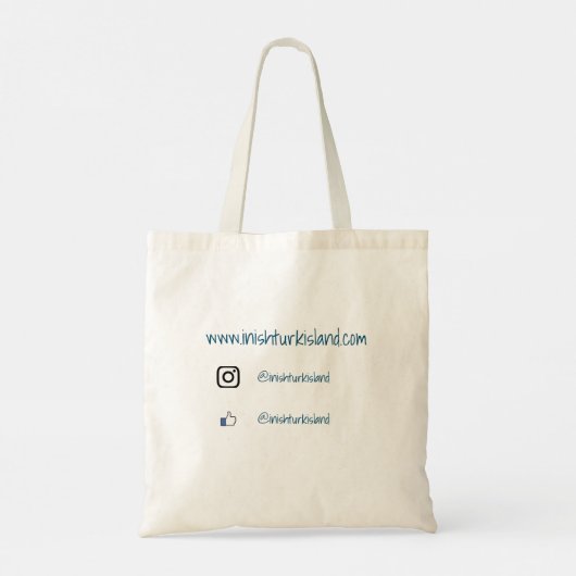 Inishturinsel Tote Bag Tragetasche (Rückseite)
