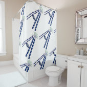 Initial A Duschvorhang (Beispiel)