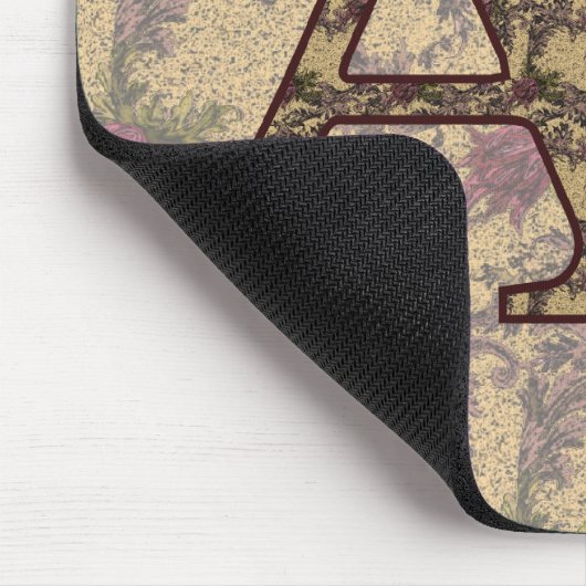 Initial A Elegant Mousepad (Ecke)