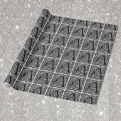 Initial A Geschenkpapier