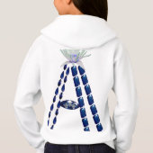 Initial A Hoodie (Rückseite)