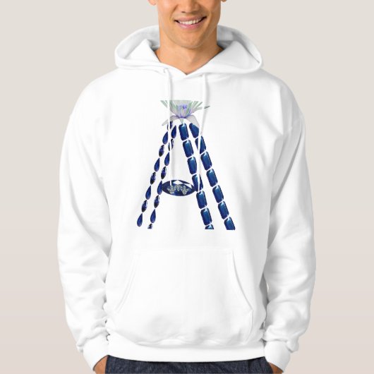 Initial A Hoodie (Vorderseite)