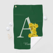 Initial A Ihr Name Golfhandtuch (Insitu)