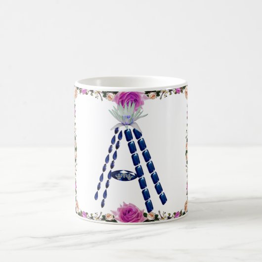 Initial A Kaffeetasse (Mittel)