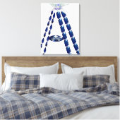 Initial A Leinwanddruck (Insitu (Schlafzimmer))