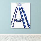 Initial A Leinwanddruck (Insitu (Holzboden))